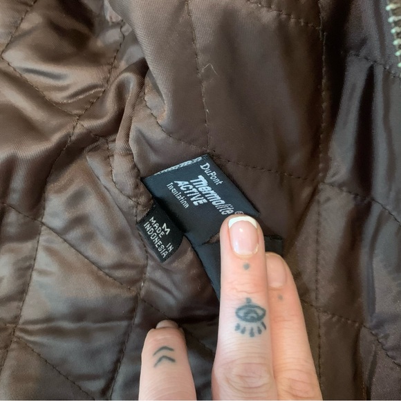 Women's Buttery Soft Brown Leather Belted Jacket - Picture 7 of 8